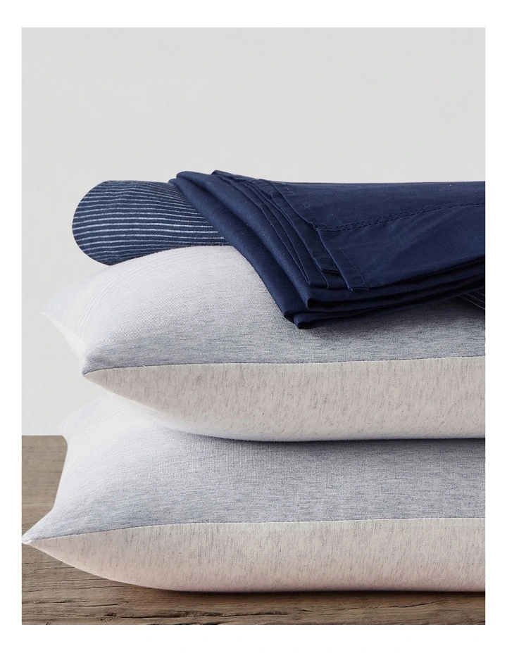 Calvin Klein Knit Stripe Quilt Cover In Indigo 5 Calvin Klein Knit Stripe Quilt Cover In Indigo - Image 3