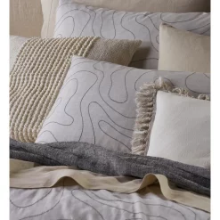 Australian House & Garden Maluka Quilt Cover In Grey -Sheridan Sales Store unnamed file 1025