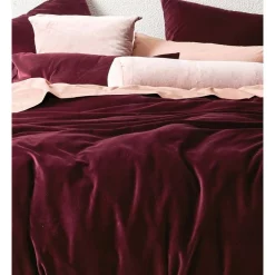 Aura Home Luxury Velvet Bedlinen Collection Merlot 8 Aura Home Luxury Velvet Bedlinen Collection Merlot -Sheridan Sales Store unnamed file 1031