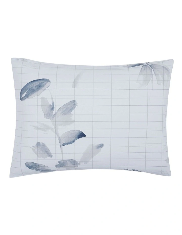 Calvin Klein Shadow Grid Floral Quilt Cover Set In Grey 7 Calvin Klein Shadow Grid Floral Quilt Cover Set In Grey - Image 5