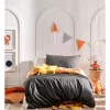 Linen House Kids Smiles All Round Quilt Cover Set In Charcoal/Apricot 2 Linen House Kids Smiles All Round Quilt Cover Set In Charcoal/Apricot -Sheridan Sales Store unnamed file 1069