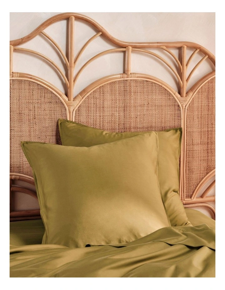 Linen House Nara 400 Thread Count Bamboo Cotton Quilt Cover Set In Bronze 5 Linen House Nara 400 Thread Count Bamboo Cotton Quilt Cover Set In Bronze - Image 3