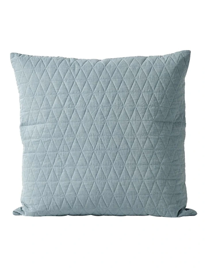 Aura Home Chambray Quilted Bedlinen Collection Bluestone 7 Aura Home Chambray Quilted Bedlinen Collection Bluestone - Image 5