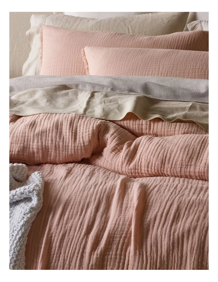 Australian House & Garden Alawa Cotton Gauze Quilt Cover Set 5 Australian House & Garden Alawa Cotton Gauze Quilt Cover Set - Image 3