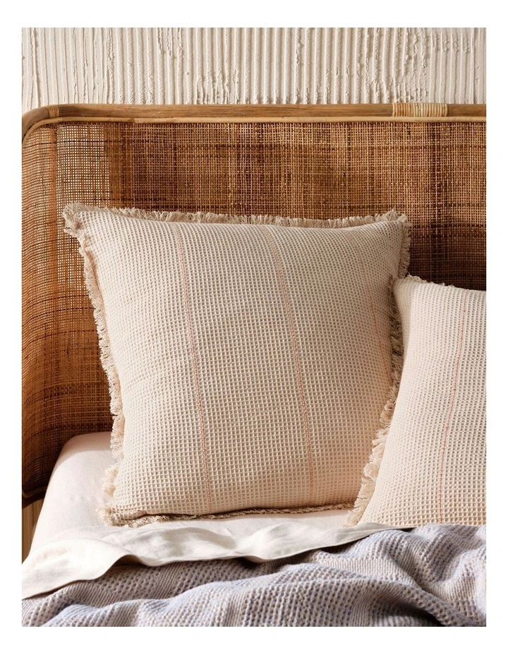 Linen House Galicia Quilt Cover Set In Blue/Sand 6 Linen House Galicia Quilt Cover Set In Blue/Sand - Image 4