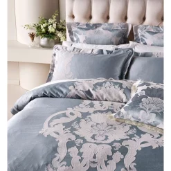 Alternative view of Grace By Linen House Dionisia Quilt Cover Set Blue