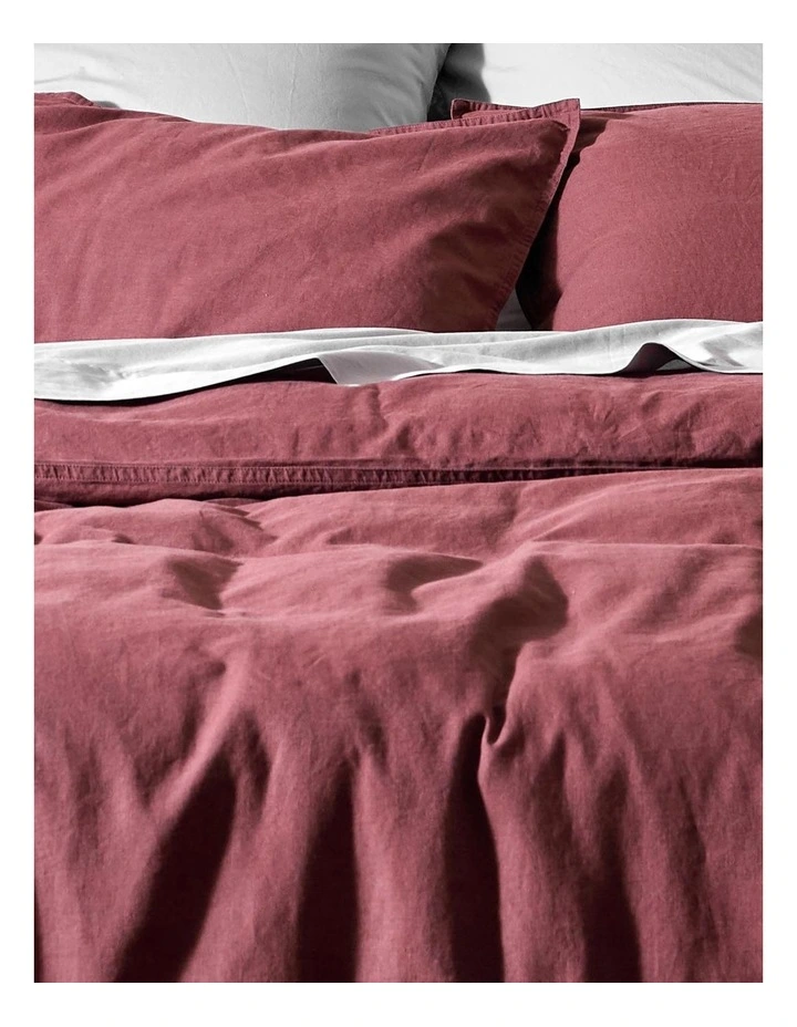 Aura Home Maison Vintage Bedlinen Collection In Syrah 4 Aura Home Maison Vintage Bedlinen Collection In Syrah - Image 2