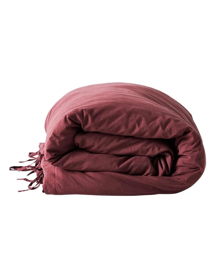 Aura Home Maison Vintage Bedlinen Collection In Syrah 5 Aura Home Maison Vintage Bedlinen Collection In Syrah - Image 3