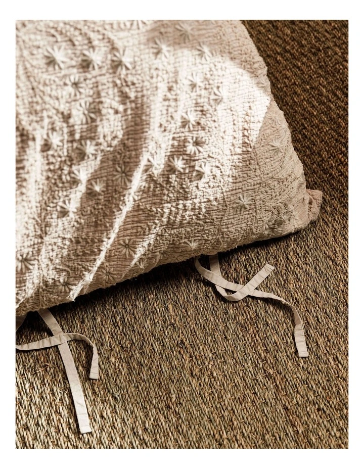 Linen House Abigail Quilt Cover Set Sand 4 Linen House Abigail Quilt Cover Set Sand - Image 2