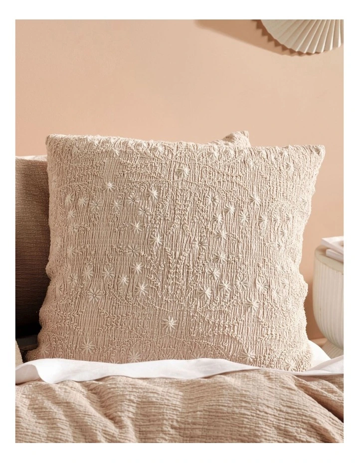 Linen House Abigail Quilt Cover Set Sand 6 Linen House Abigail Quilt Cover Set Sand - Image 4