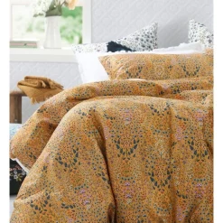 Alternative view of M.M Linen Hattie Quilt Cover Set In Gold