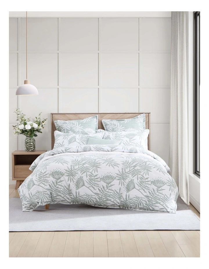 Private Collection Tallow Mist Quilt Cover Set In Mist 3 Private Collection Tallow Mist Quilt Cover Set In Mist