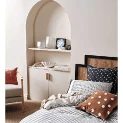 Alternative view of Linen House Vivienne Quilt Cover Set Black