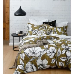 M.M Linen Hally Quilt Cover Set Multicolour