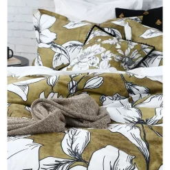 Alternative view of M.M Linen Hally Quilt Cover Set Multicolour