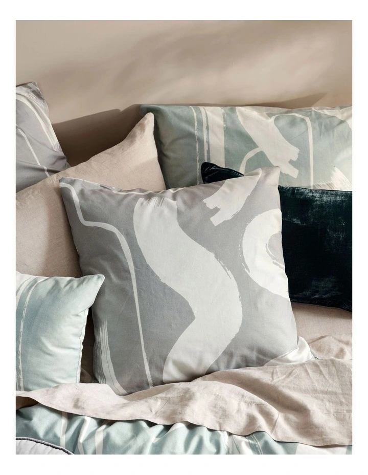 Linen House Arden European Pillowcase Green 5 Linen House Arden European Pillowcase Green - Image 3