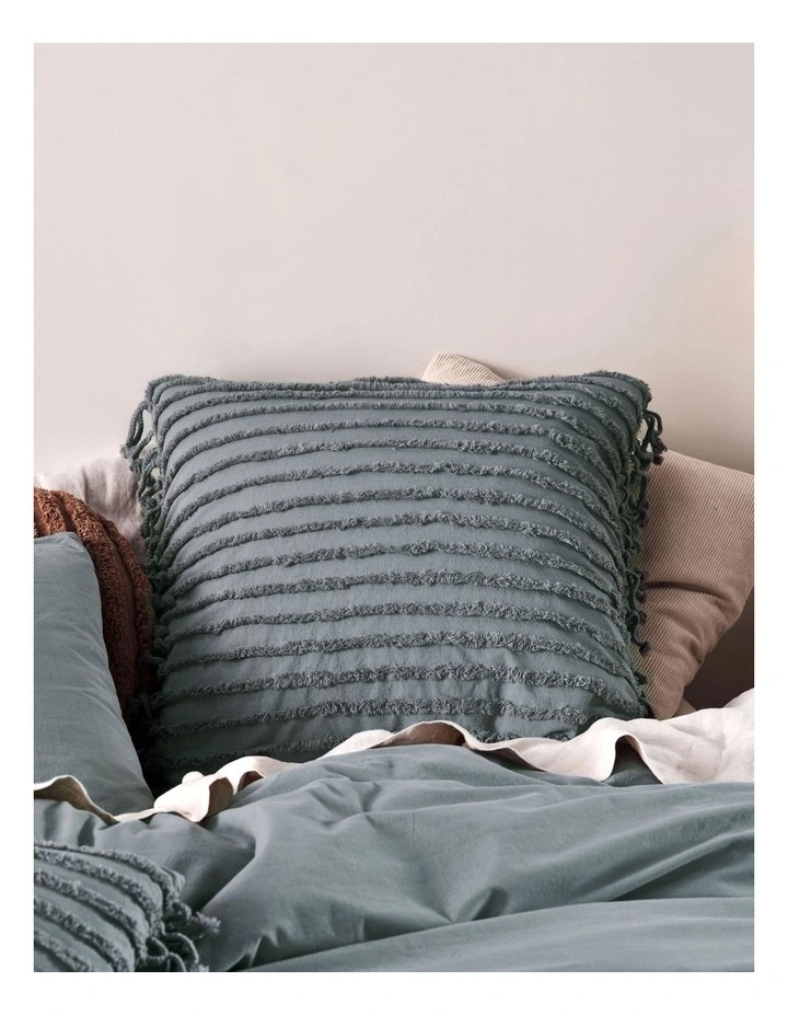 Linen House Dunaway Quilt Cover Set Petrol 8 Linen House Dunaway Quilt Cover Set Petrol - Image 6