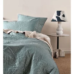 Alternative view of Linen House Isadora Quilt Cover Set Petrol