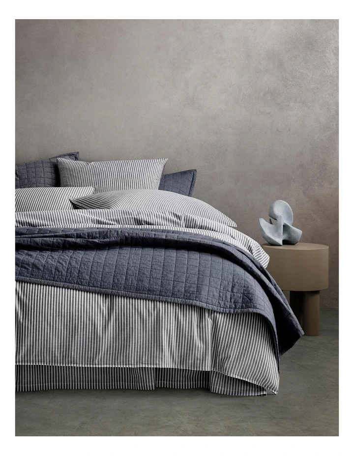 Sheridan Reilly Stripe Quilt Cover Set In Atlantic 3 Sheridan Reilly Stripe Quilt Cover Set In Atlantic