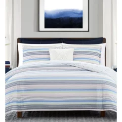 Tommy Hilfiger Avery Stripe Quilt Cover Set In Multi