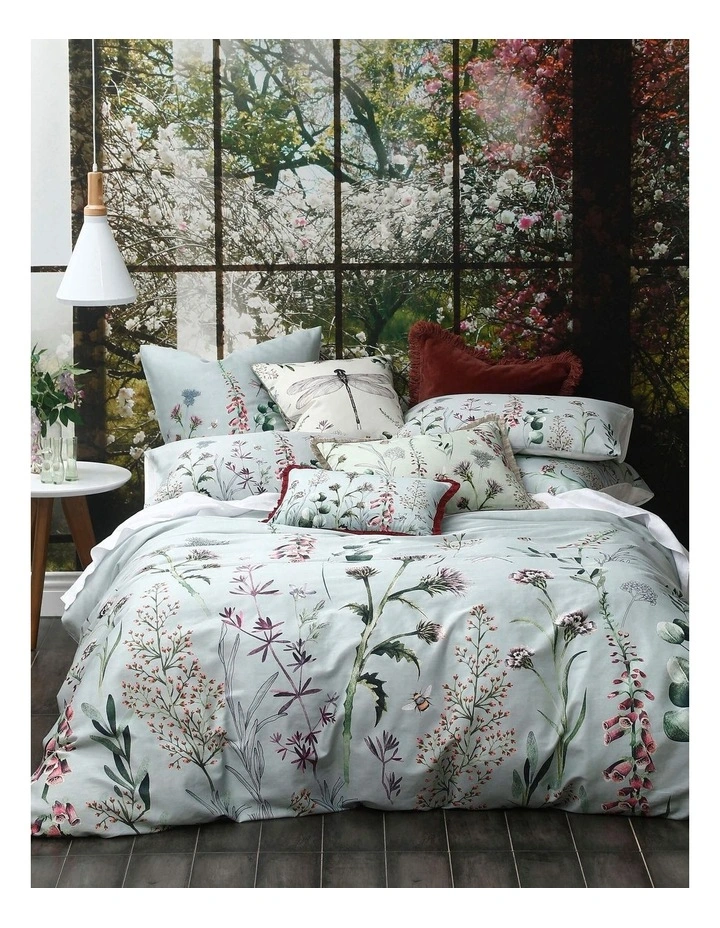 M.M Linen Lisette Quilt Cover Set In Multi 3 M.M Linen Lisette Quilt Cover Set In Multi