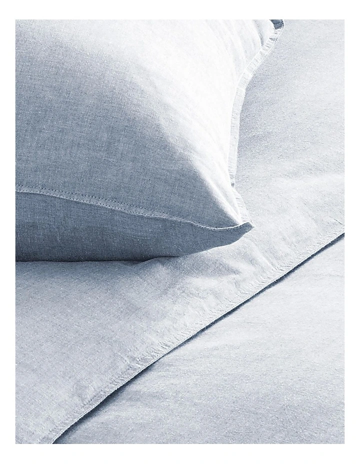 Sheridan Reilly Quilt Cover Set In Chambray 4 Sheridan Reilly Quilt Cover Set In Chambray - Image 2