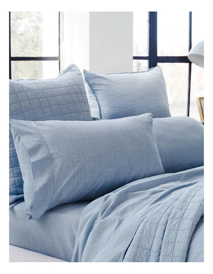 Sheridan Reilly Quilt Cover Set In Chambray 5 Sheridan Reilly Quilt Cover Set In Chambray - Image 3