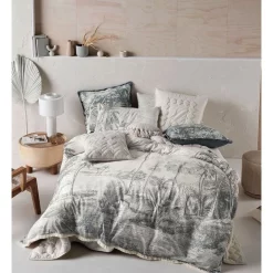 Linen House Acapulco Quilt Cover Set In Storm