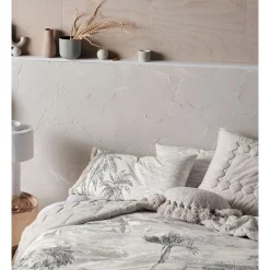 Alternative view of Linen House Acapulco Quilt Cover Set In Storm