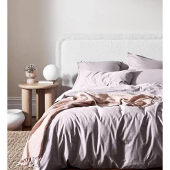 Aura Home Halo Organic Cotton Bedlinen Collection In Dusk