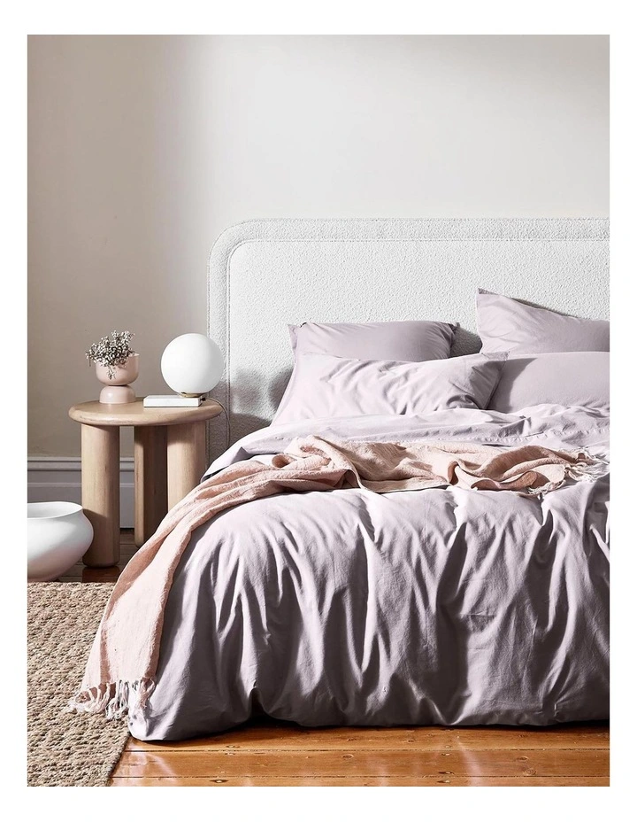 Aura Home Halo Organic Cotton Bedlinen Collection In Dusk 3 Aura Home Halo Organic Cotton Bedlinen Collection In Dusk