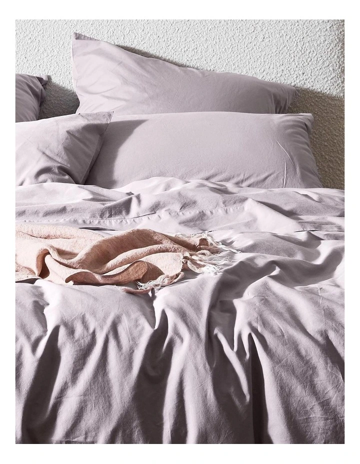 Aura Home Halo Organic Cotton Bedlinen Collection In Dusk 4 Aura Home Halo Organic Cotton Bedlinen Collection In Dusk - Image 2