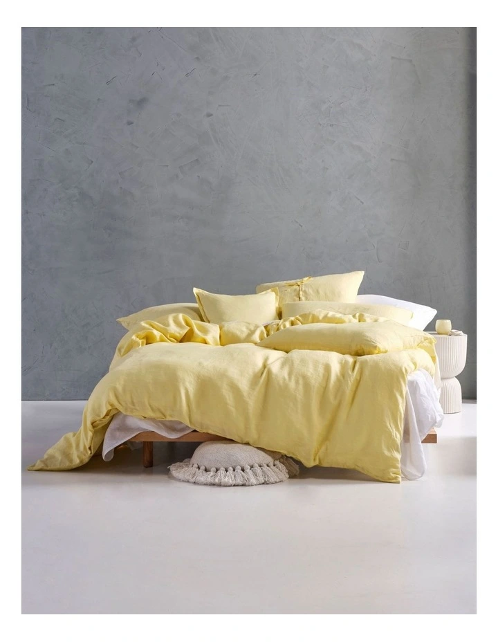 Linen House Nimes Linen Quilt Cover Set In Meadow 3 Linen House Nimes Linen Quilt Cover Set In Meadow