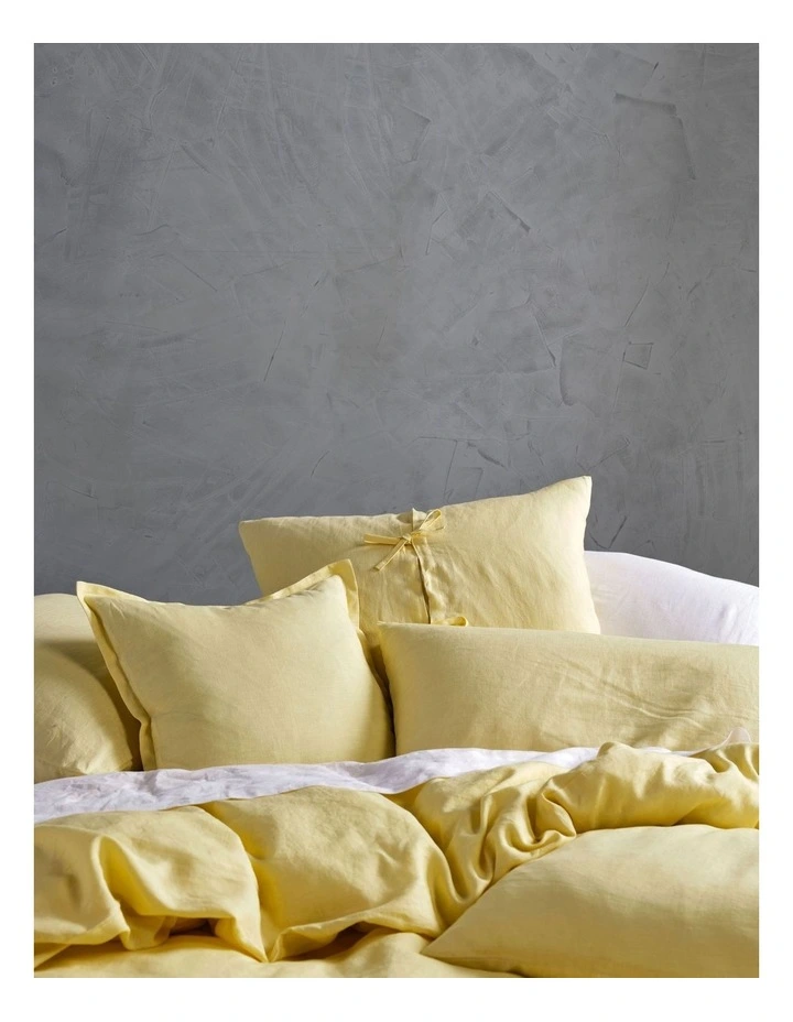 Linen House Nimes Linen Quilt Cover Set In Meadow 4 Linen House Nimes Linen Quilt Cover Set In Meadow - Image 2