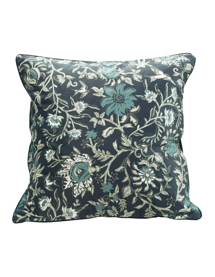 M.M Linen Ivy Quilt Cover Set In Ebony 5 M.M Linen Ivy Quilt Cover Set In Ebony - Image 3