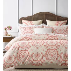 Heritage Rose Medallion Quilt Cover Set In Multi