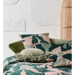 Alternative view of Linen House June Quilt Cover Set Forest