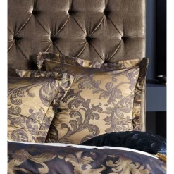 Alternative view of Grace By Linen House Verity Quilt Cover Set Navy