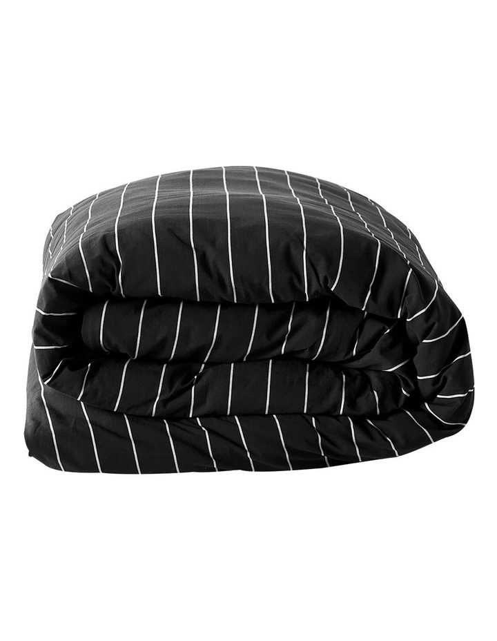 Aura Home French Stripe Bedlinen Collection In Black 5 Aura Home French Stripe Bedlinen Collection In Black - Image 3