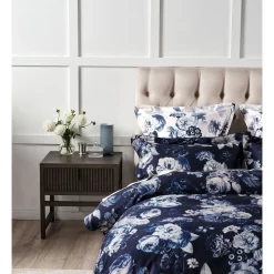 Grace By Linen House Jardin Quilt Cover Set Navy -Sheridan Sales Store unnamed file 1291