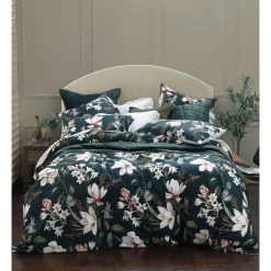 M.M Linen Verde Quilt Cover Set In Green