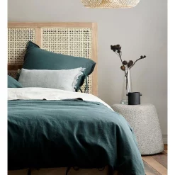 Alternative view of Aura Home Maison Vintage Bedlinen Collection In Indian Teal