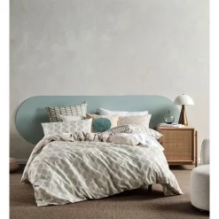 Linen House Aida Quilt Cover Set Sky