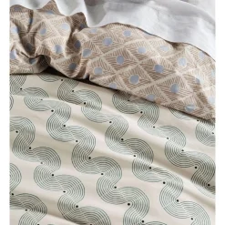 Alternative view of Linen House Aida Quilt Cover Set Sky