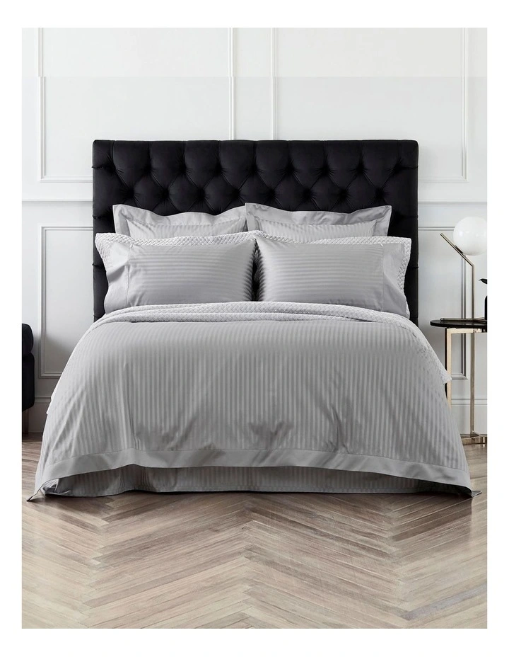 Sheridan Millennia 1200TC Tailored Quilt Cover In Silver Grey 5 Sheridan Millennia 1200TC Tailored Quilt Cover In Silver Grey - Image 3