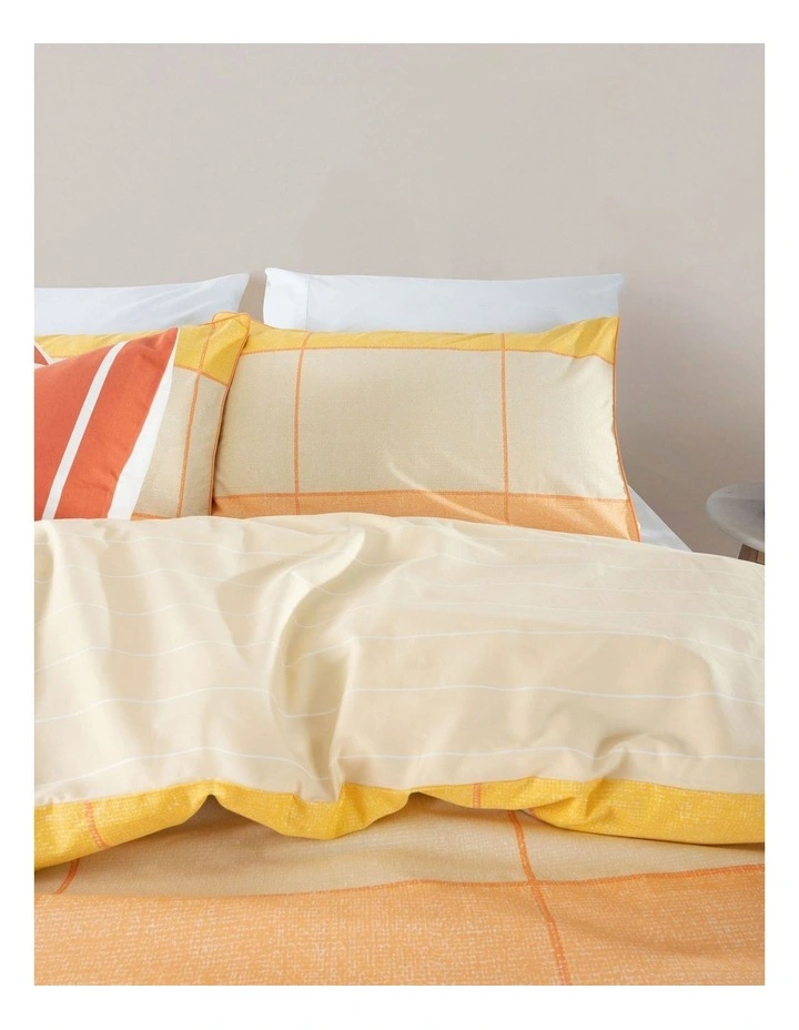 Esprit Phoebe Quilt Cover Set In Melon 4 Esprit Phoebe Quilt Cover Set In Melon - Image 2