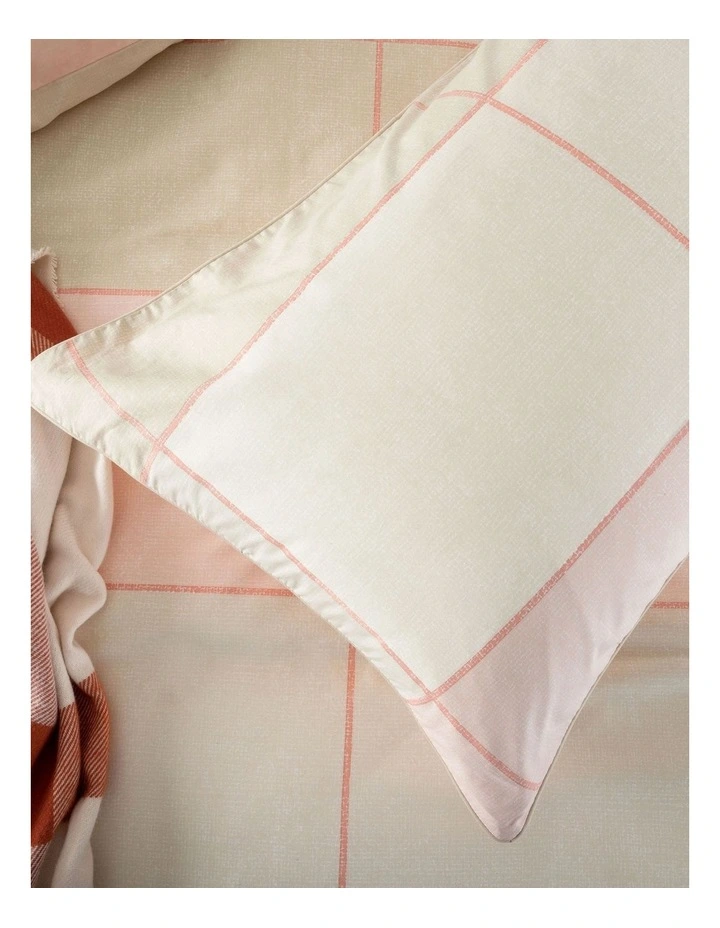 Esprit Phoebe Quilt Cover Set In Blush 5 Esprit Phoebe Quilt Cover Set In Blush - Image 3