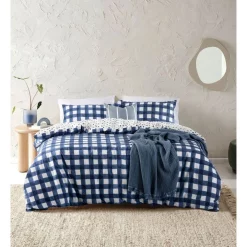 Esprit Georgie Quilt Cover Set In Navy