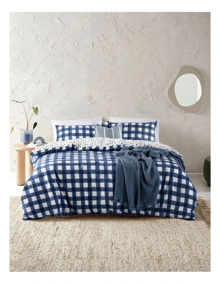 Esprit Georgie Quilt Cover Set In Navy 3 Esprit Georgie Quilt Cover Set In Navy