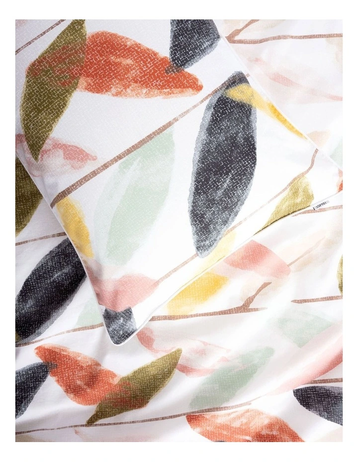 Esprit Feuille Quilt Cover Set In Multi 5 Esprit Feuille Quilt Cover Set In Multi - Image 3